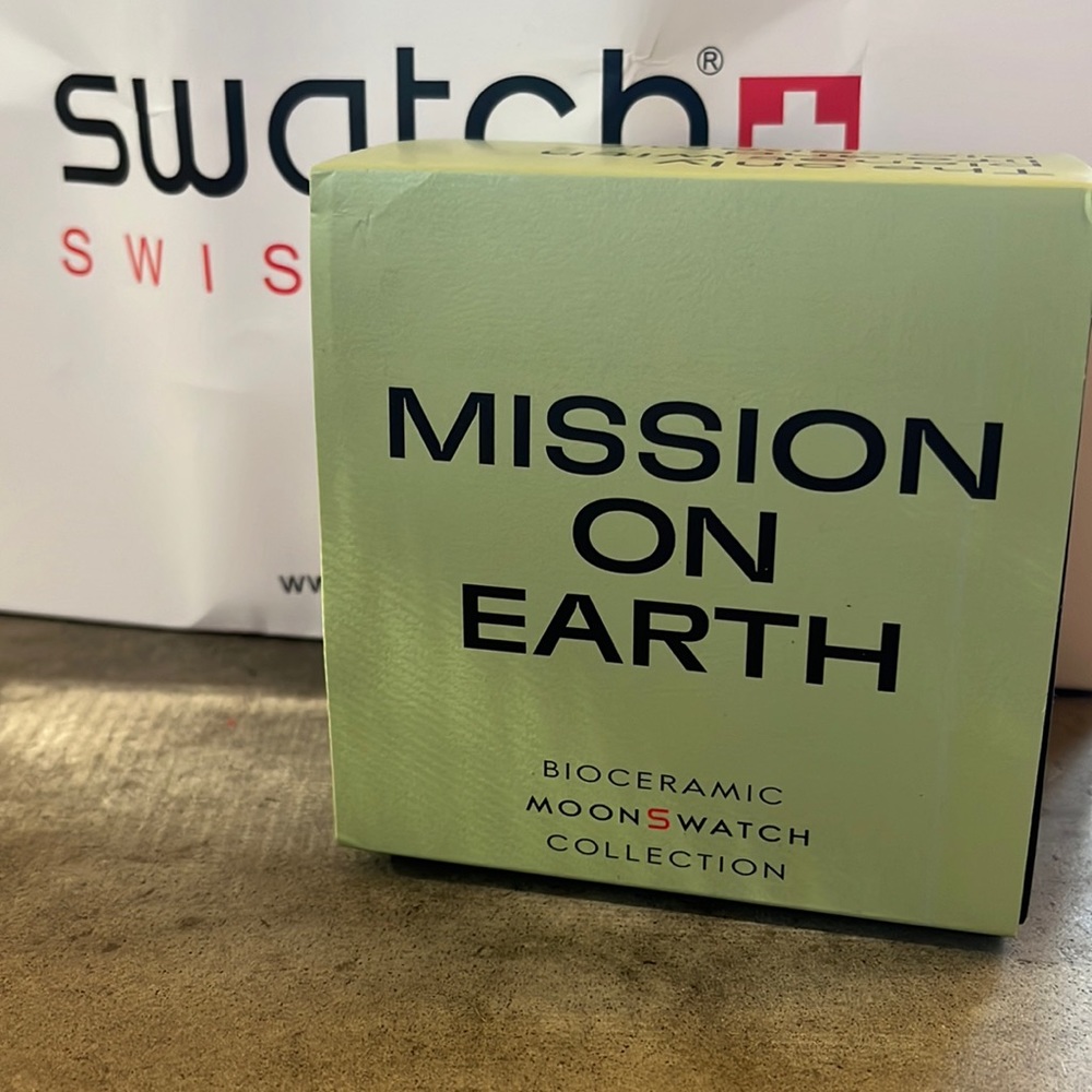 Omega x Swatch Mission to Earth Watch